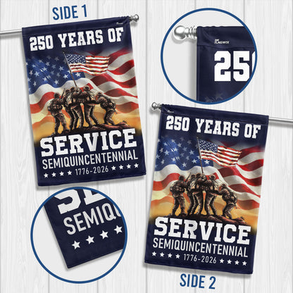 Flagwix American Flag Celebrating 250 Years of Service Veterans Day Semi quincentennial Patriotic Decor