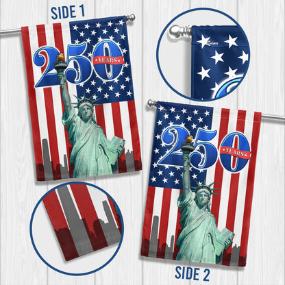 250 Years of America Flag – Red White Blue Patriotic Yard Flag for July 4th Celebration