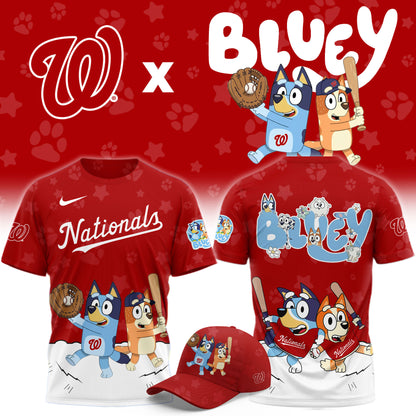 Washington Nationals Bluey Night Game Limited T-Shirt
