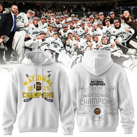 Western Michigan Broncos Men’s Ice Hockey National Champions 2025 Hoodie
