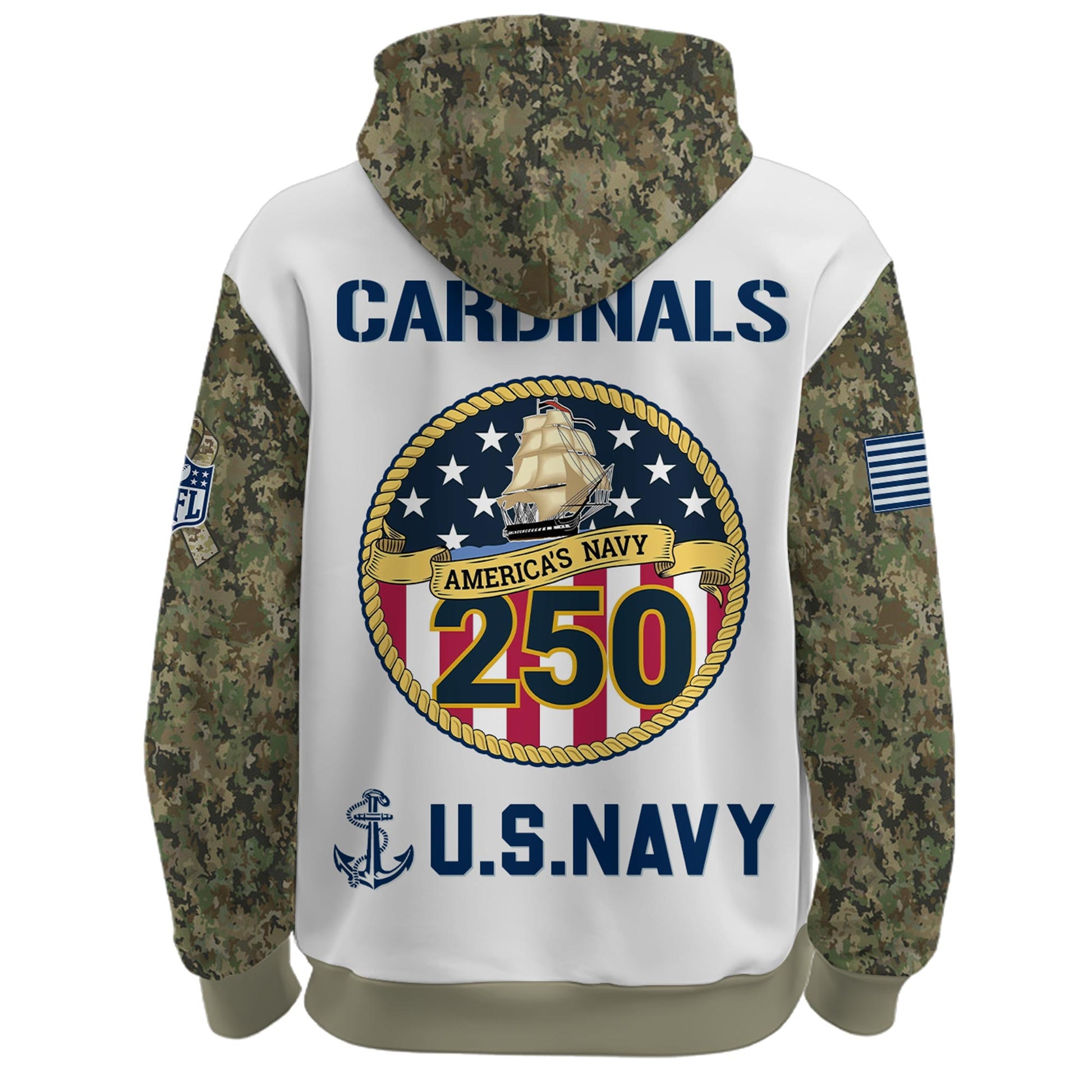 ARI-Navy Veteran 250th Birthday Limited Editions Hoodie