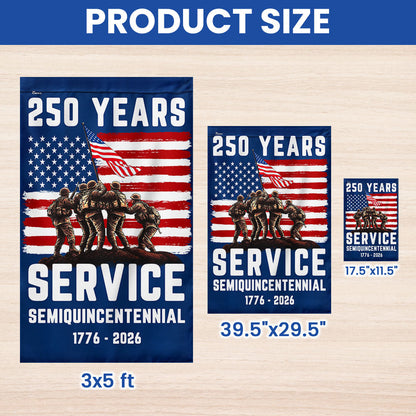 Flagwix American Flag - USA 250th Anniversary Semiquincentennial Patriotic Canvas Flag