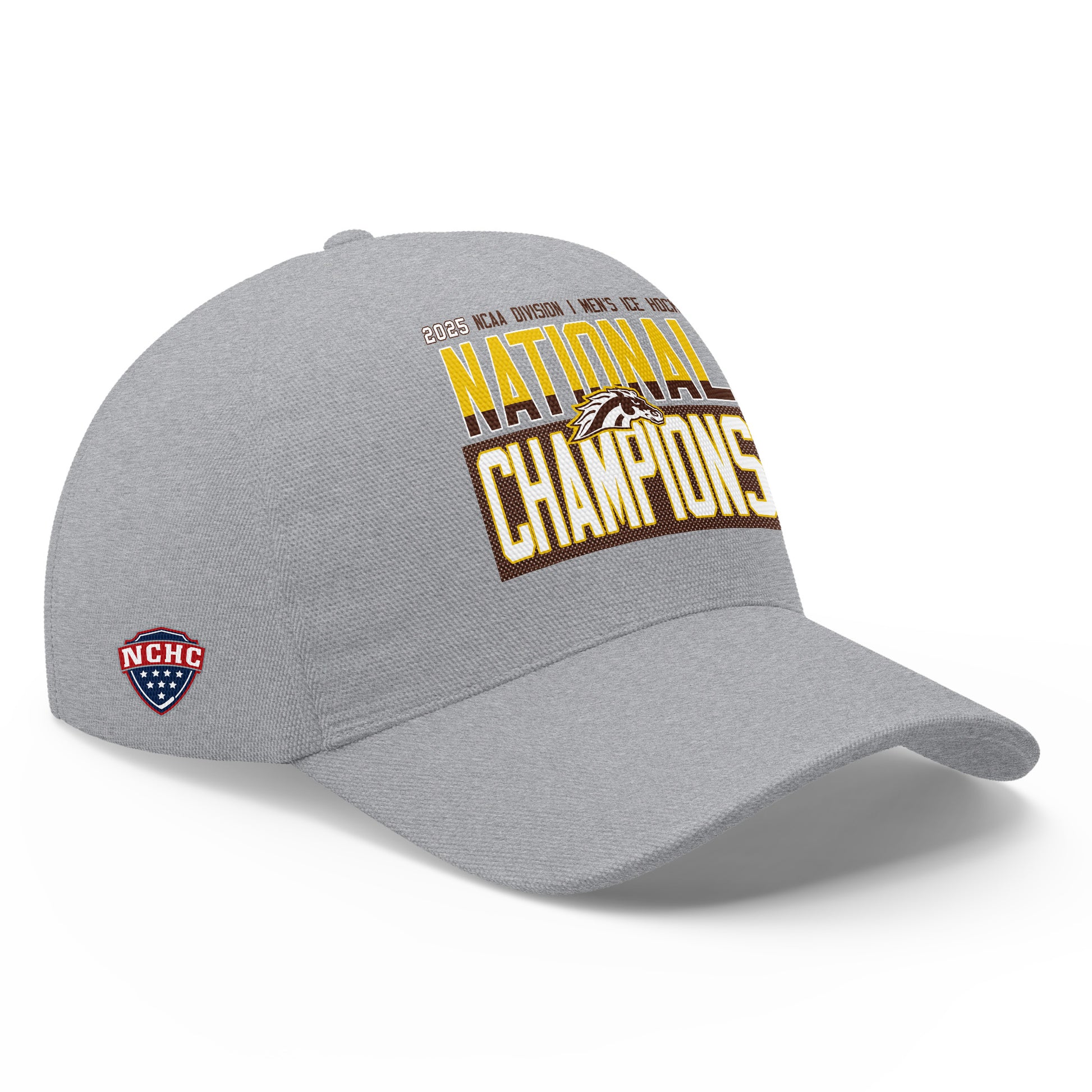 Western Michigan University Broncos Special New National Mens Hockey Champions Grey Sweatshirt