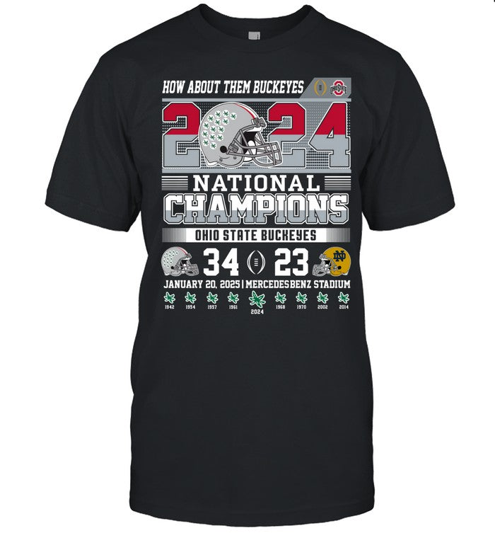 Ohio State Buckeyes Shirt National Champions Limited Edition