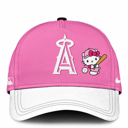 Los Angeles Angels Hello Kitty 2026 Jersey Baseball White Pink