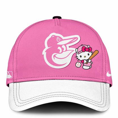 Baltimore Orioles Hello Kitty 2026 Jersey Baseball White Pink