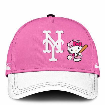 New York Mets Hello Kitty 2026 Jersey Baseball White Pink