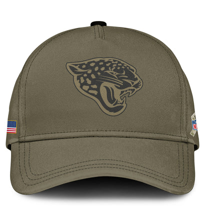 Jacksonville Jaguars Olive 2025 Salute to Service Hoodie