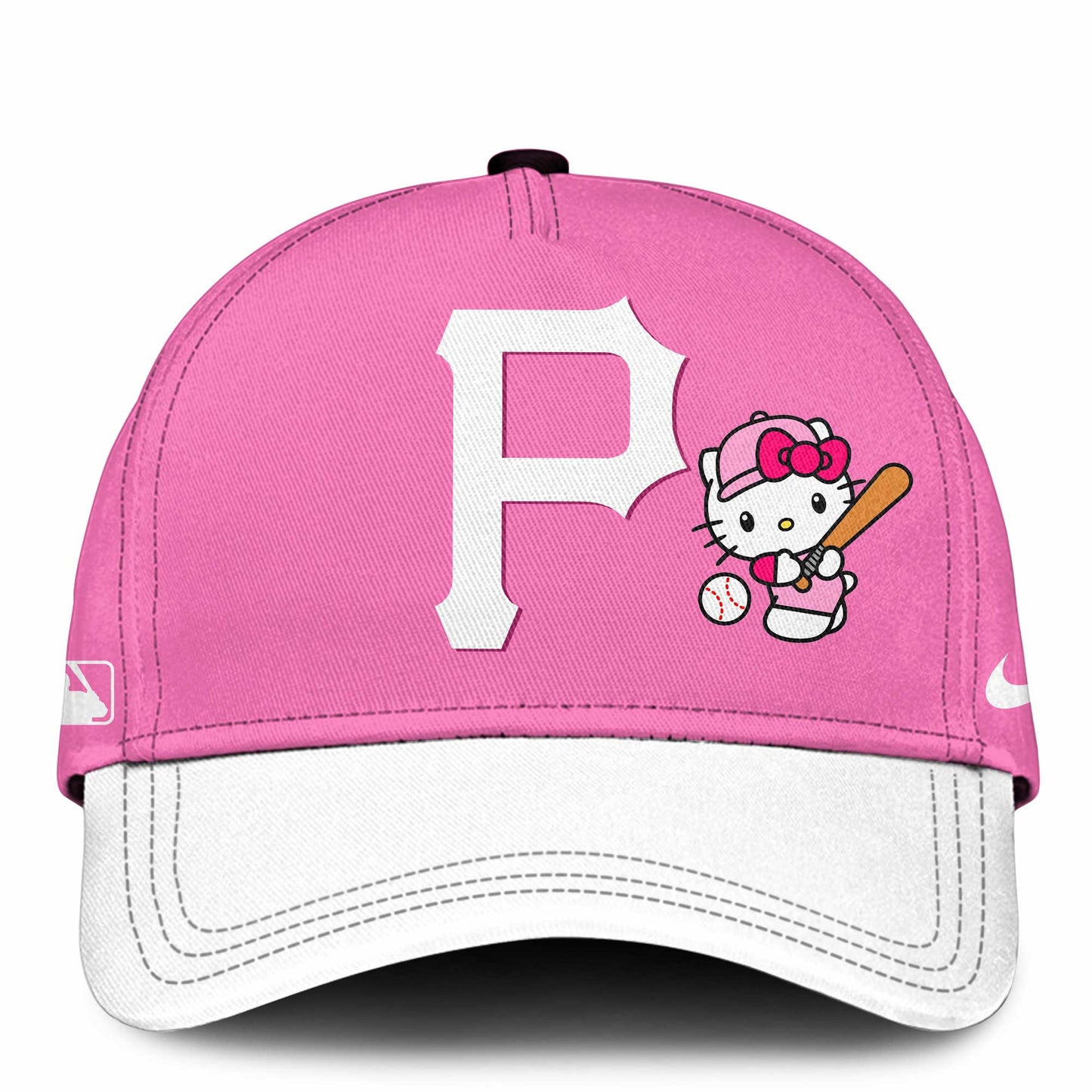 Pittsburgh Pirates Hello Kitty 2026 Jersey Baseball White Pink