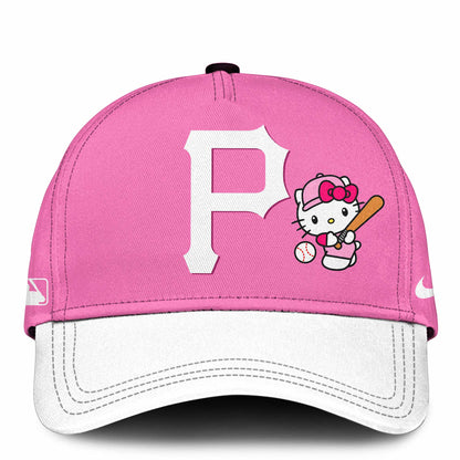 Pittsburgh Pirates Hello Kitty 2026 Jersey Baseball White Pink