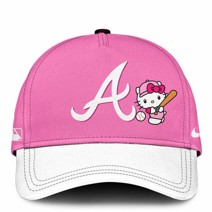 Atlanta Braves Hello Kitty 2026 Jersey Baseball White Pink