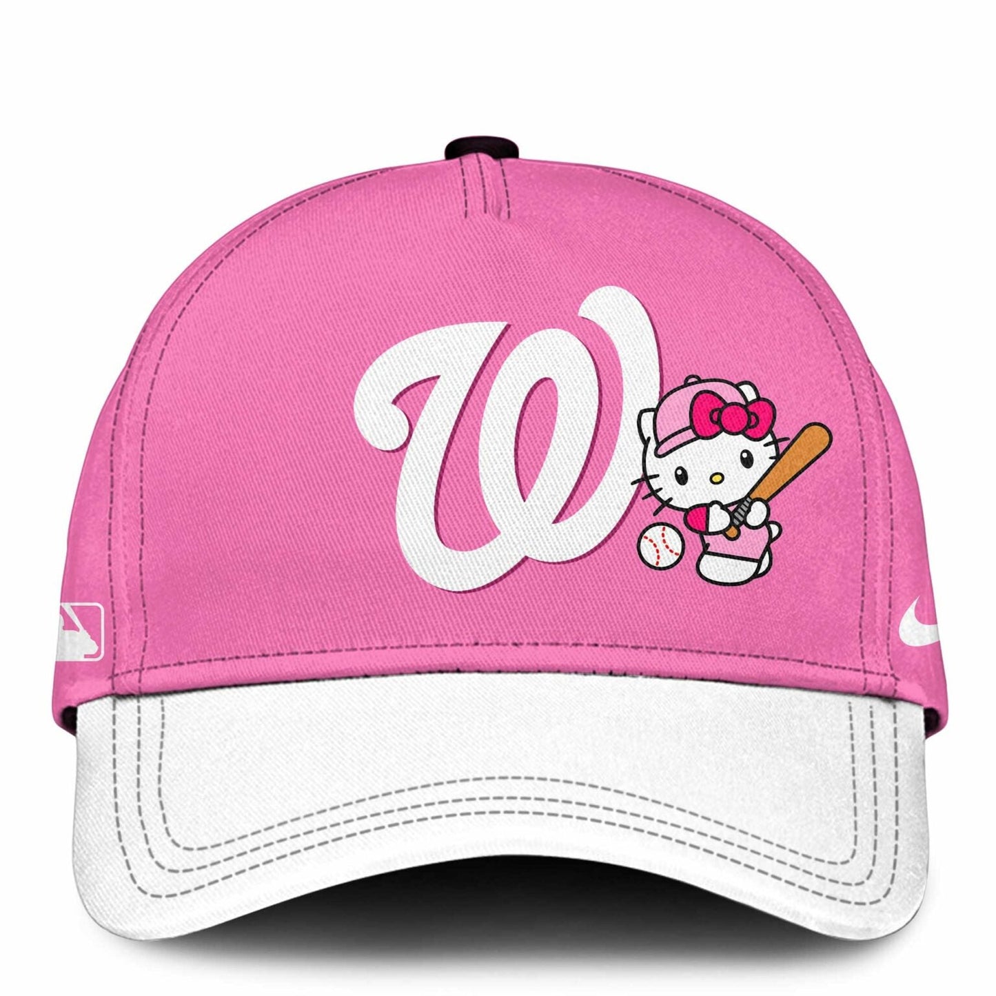Washington Nationals Hello Kitty 2026 Jersey Baseball White Pink