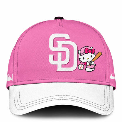 San Diego Padres Hello Kitty 2026 Jersey Baseball White Pink