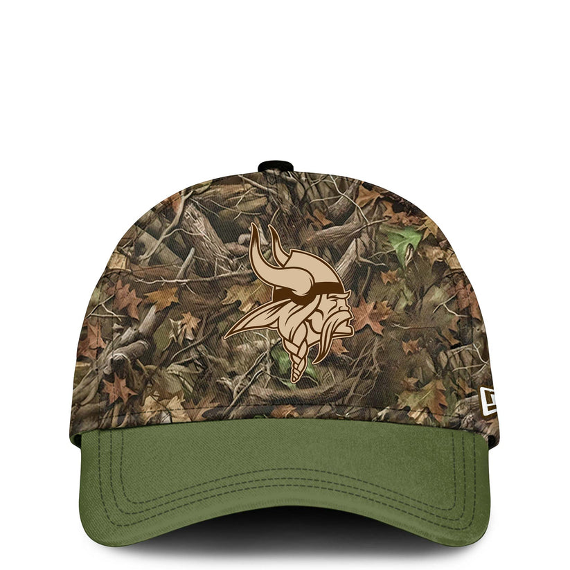 Premium Minnesota Vikings Merch - Minnesota Vikings  Football x Hunting Limited Edition Military Green Hoodie 2025 - Gear Up For Game Day