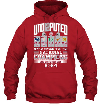 Ohio UND12PUTED - Ohio State Buckeyes Shirt National Champions Limited Edition