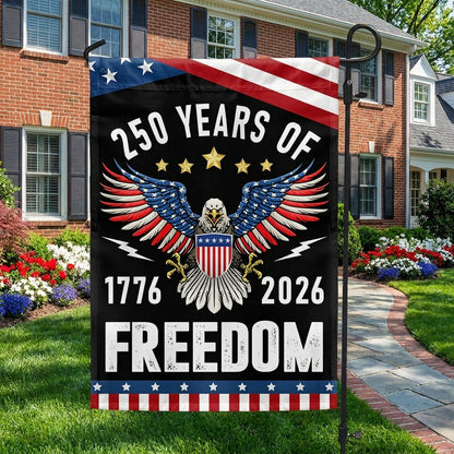America Semiquincentennial 250 Years of Freedom 250th Anniversary Flag