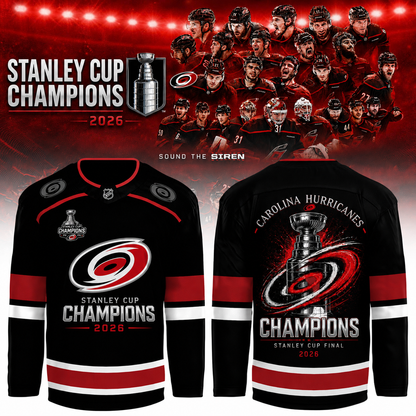 Carolina Hurricanes 2026 Stanley Cup Champions Hockey Hockey Jersey | RF32