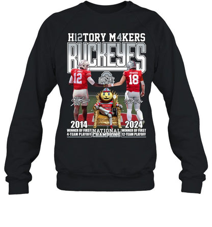 History Makers - Ohio State Buckeyes Shirt National Champions Limited Edition