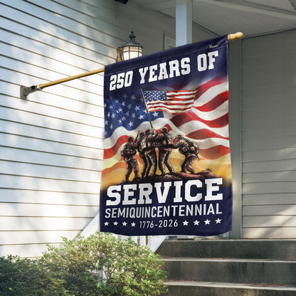 Flagwix American Flag Celebrating 250 Years of Service Veterans Day Semi quincentennial Patriotic Decor