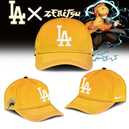 LA Dodgers vs Demon Slayer Agatsuma Zenitsu Baseball Jersey