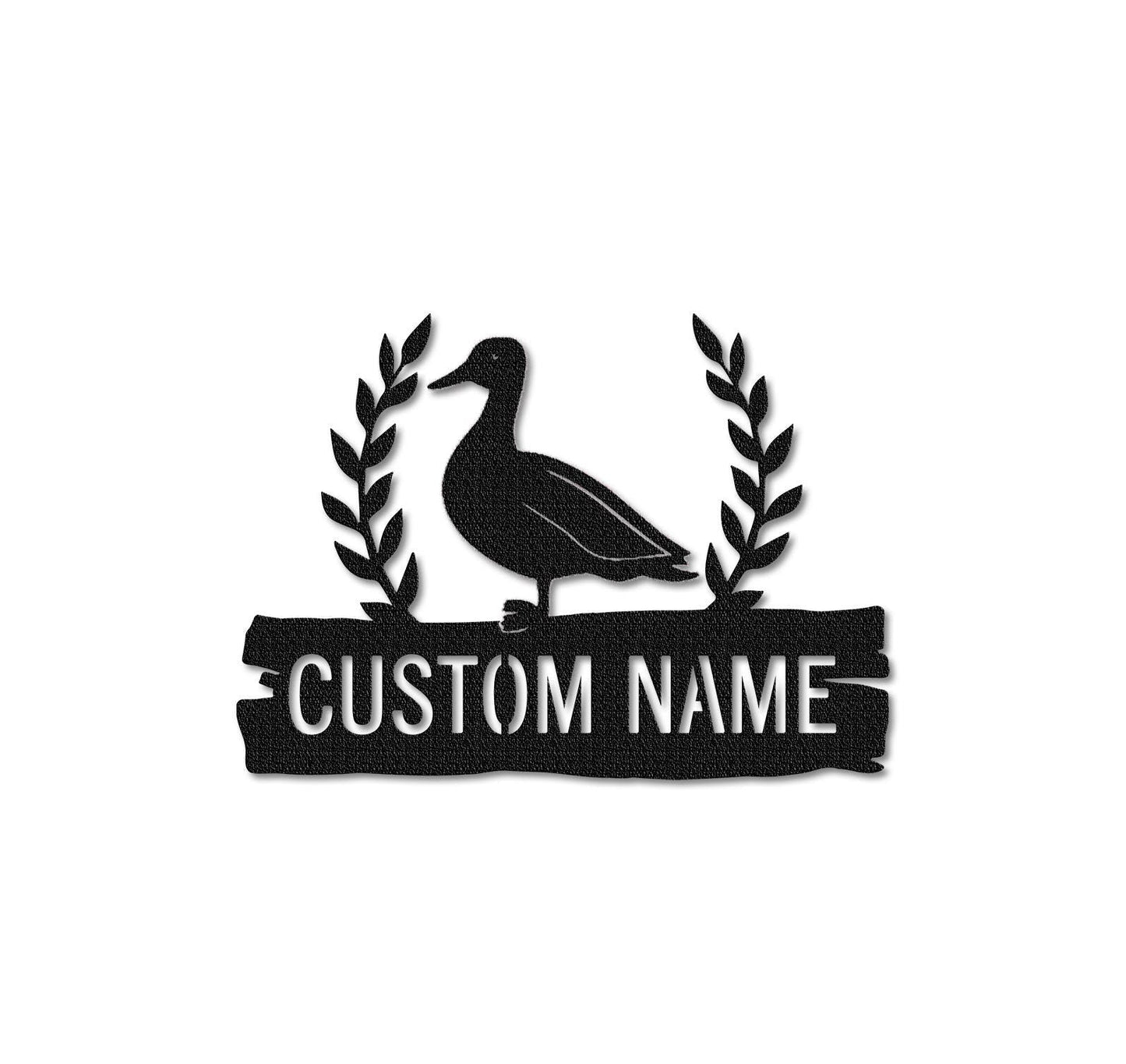 Custom Duck Sign,Duck Coop Sign,Duck Farm Sign,Personalized Family Name Sign, Last Name Sign,Duck Gifts for Dad,Duck Farmhouse Decor1