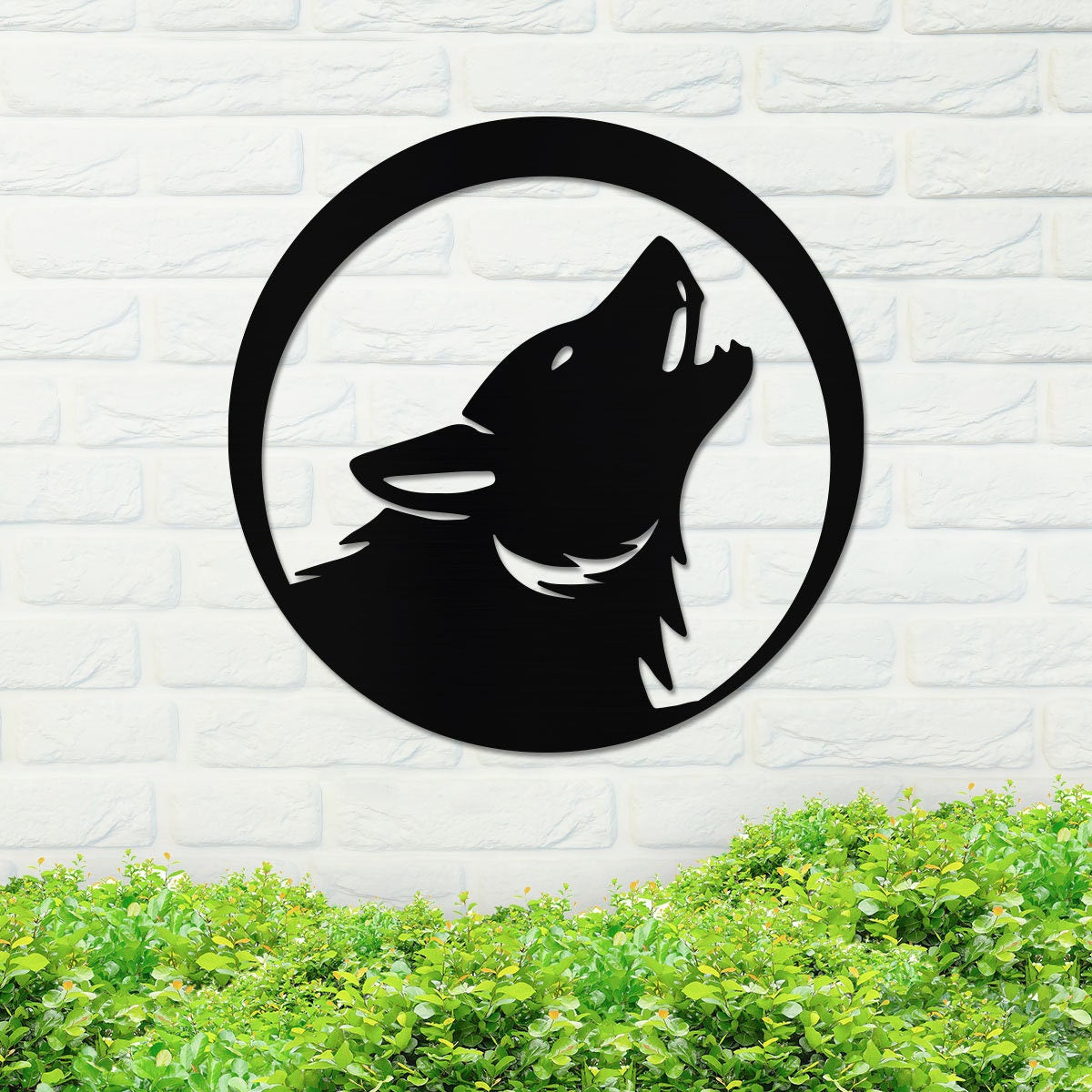 Wolf Metal Sign, Housewarming Gift, Howling Wolf Gift