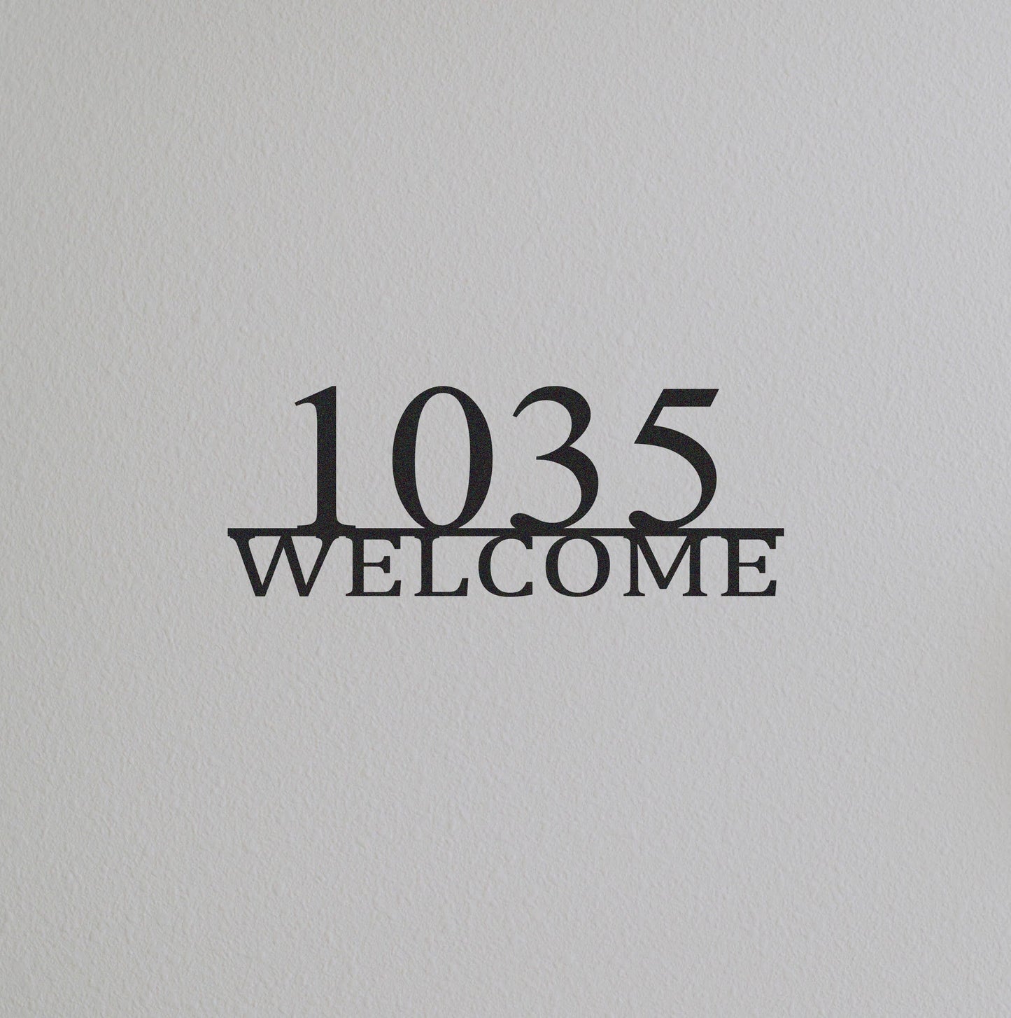 Custom Metal House Numbers, Address Sign Personalized Family Name Sign, Front Door Sign, Address Number Sign