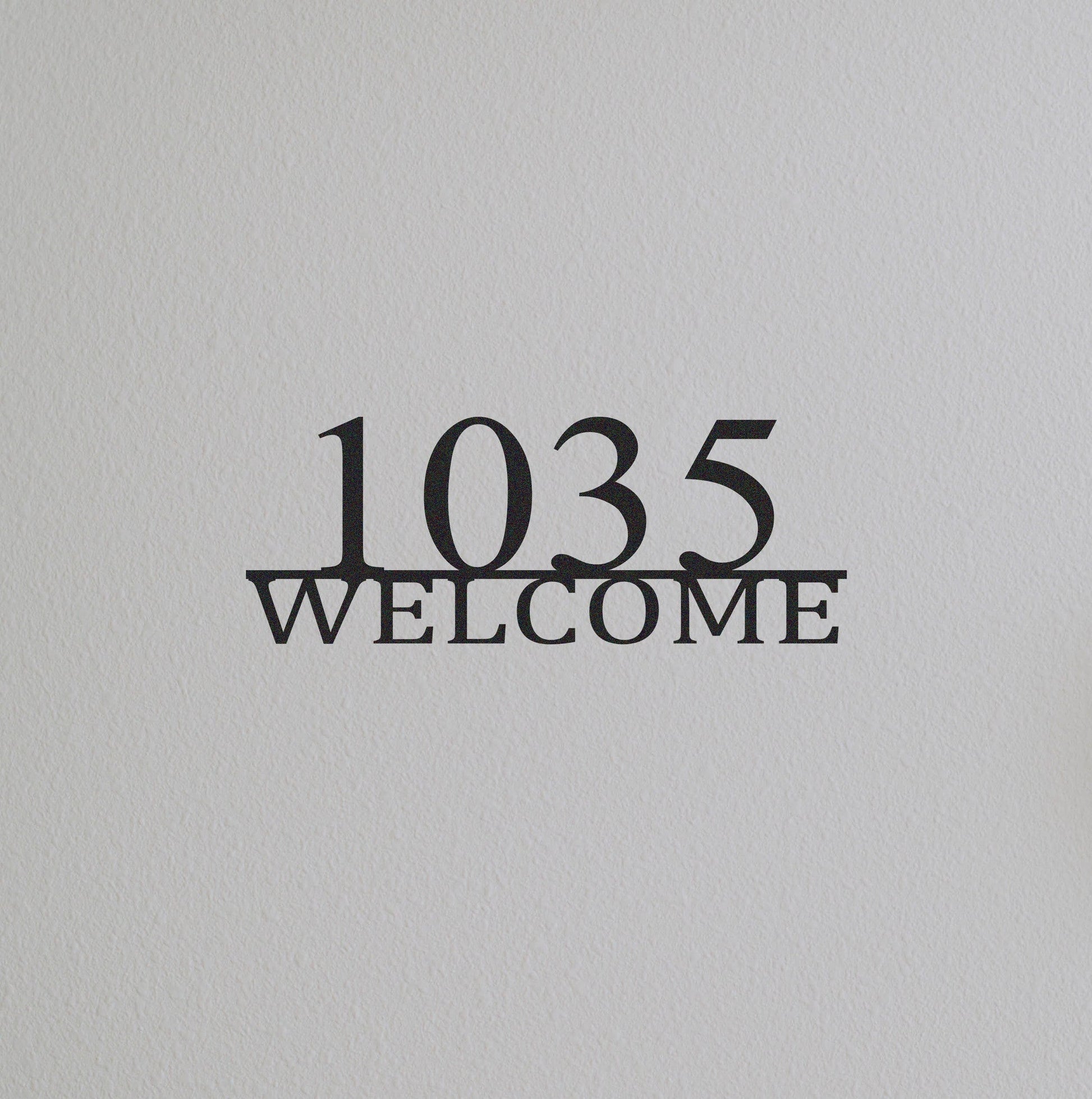 Custom Metal House Numbers, Address Sign Personalized Family Name Sign, Front Door Sign, Address Number Sign