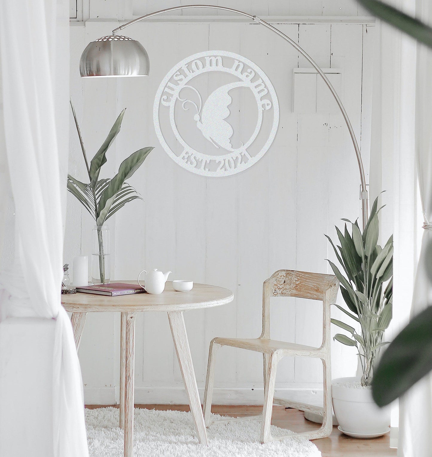 Custom Butterfly Sign, Farm Sign, Personalized Garden Sign