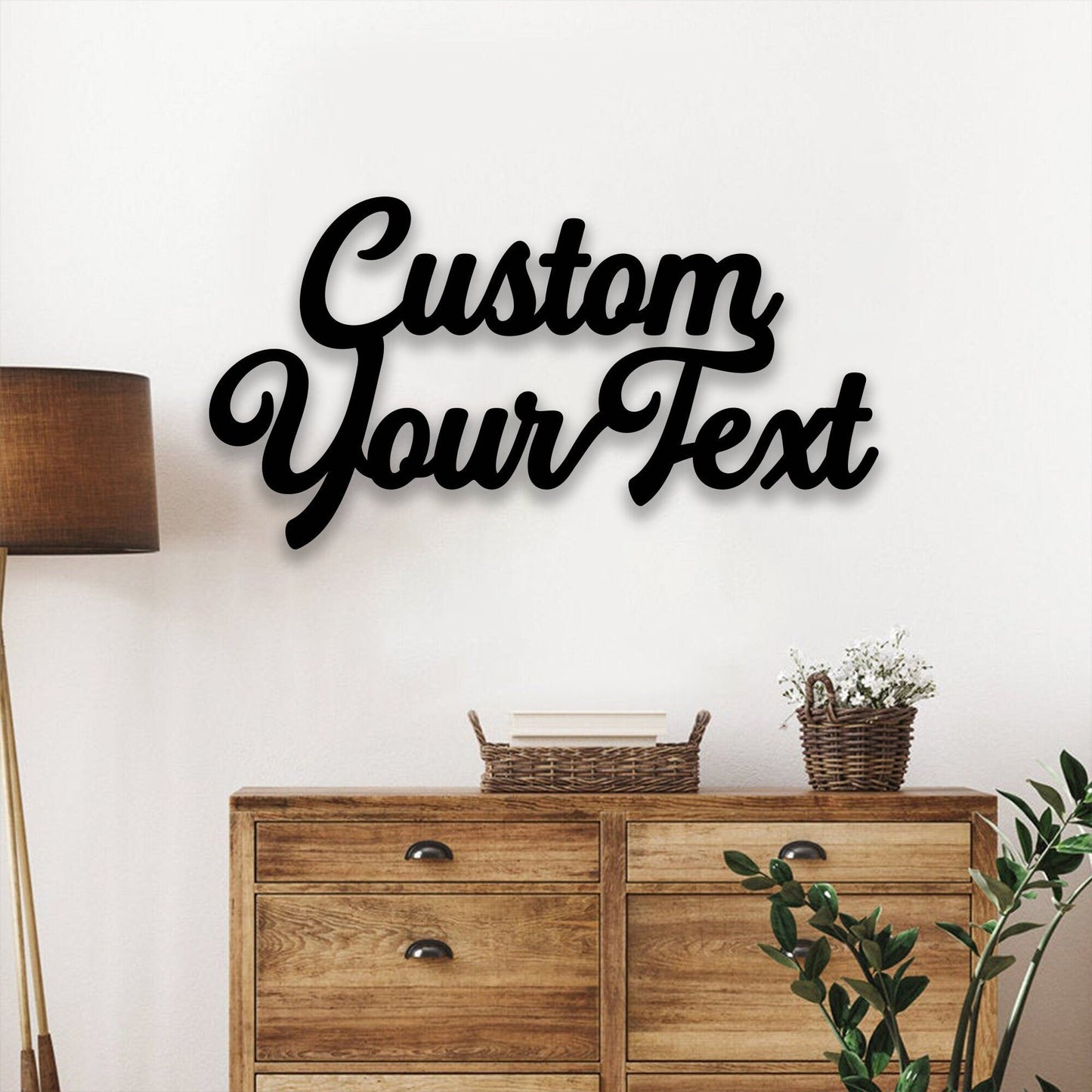 Custom Metal Script Words With Lights, Custom Your Own Words, Personalized Metal Wall Art, Birthday Gifts, Family Gifts, Wall Decorations