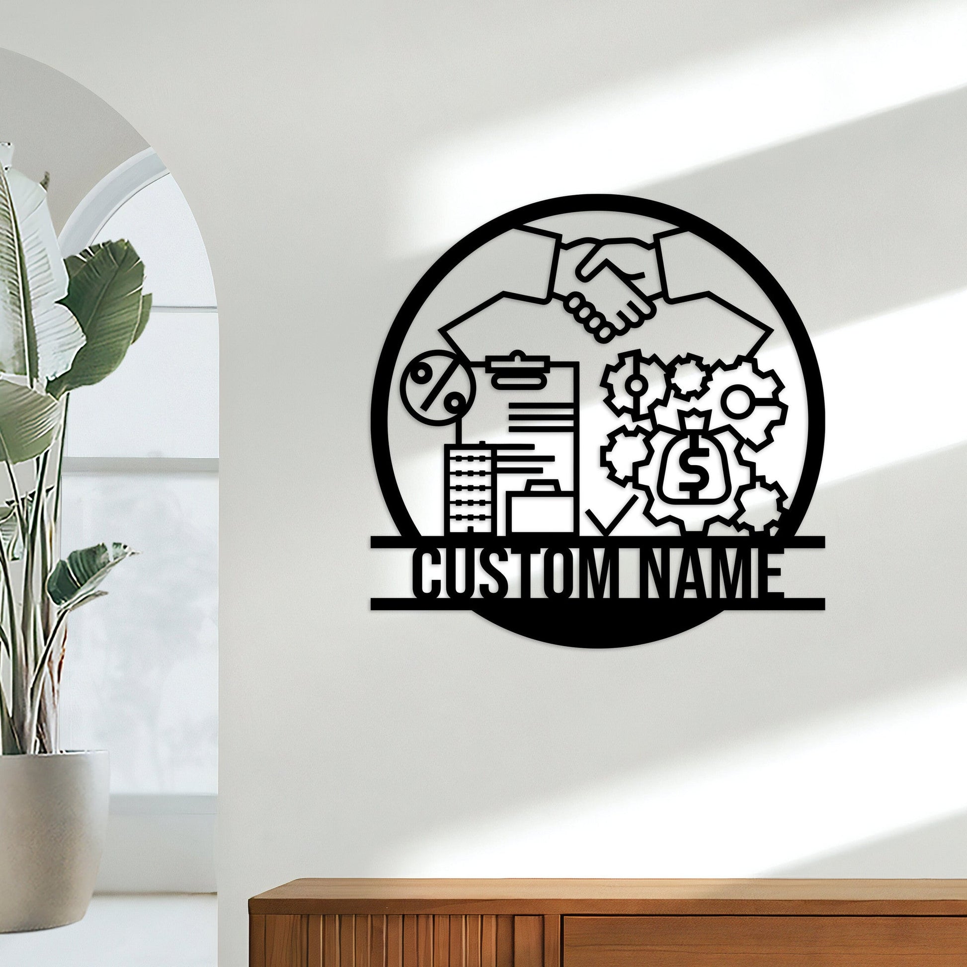 Custom Loan Officer Metal Wall Art with Led Light, Loan Officer Gifts, Office Decor, Mortgage Loan Officer Finance Company Gift, Loan Agent