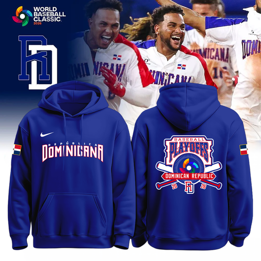 Dominican Republic Baseball 2026 World Baseball Classic Limited Hoodie Blue