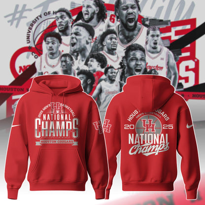 Houston Cougars 2025 NCAA Division I Men’s Basketball Tournament Champions Hoodie