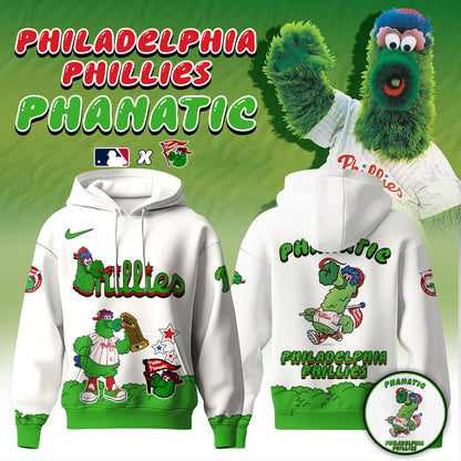 Philadelphia Phillies Baseball Blue Hoodie - Phillie Phanatic Hoodie Special Edition