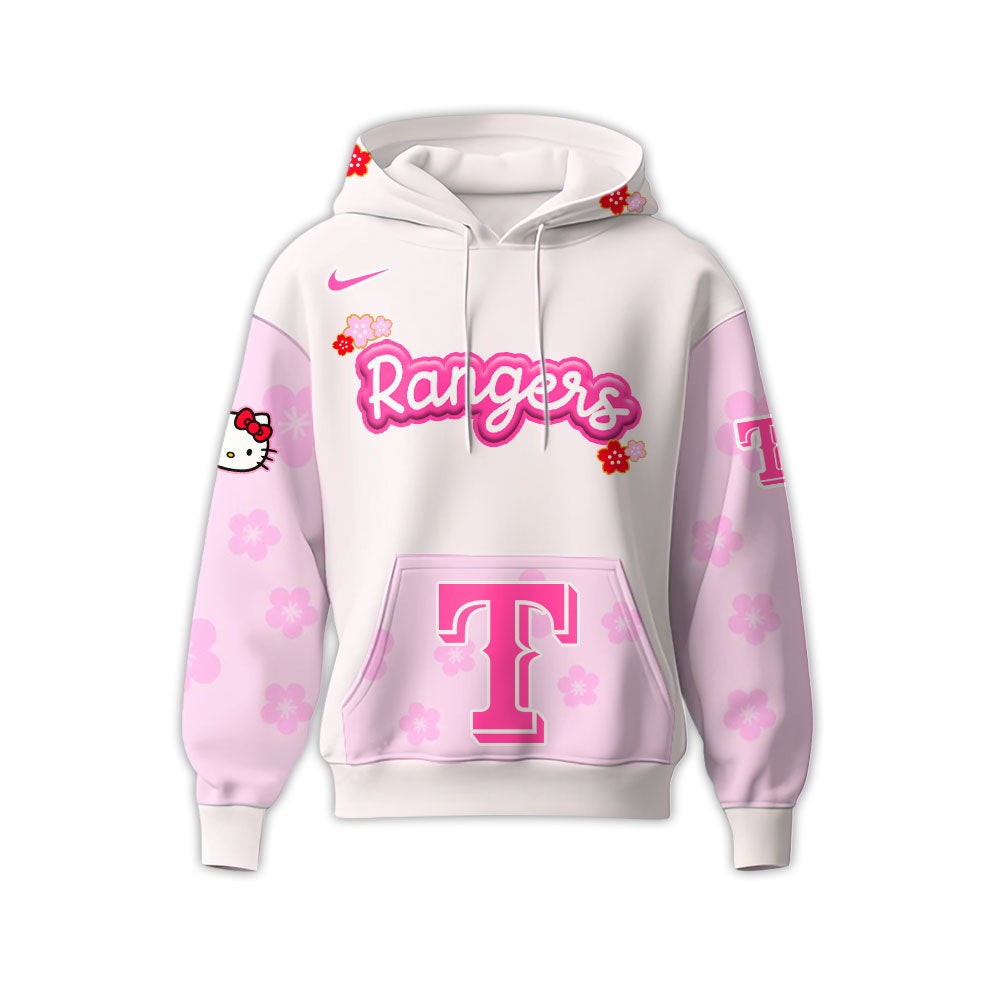 Texas Rangers Hoodie 🌸💕 Hello Kitty Night Happy GirlsDay! Hinamatsuri Hoodie