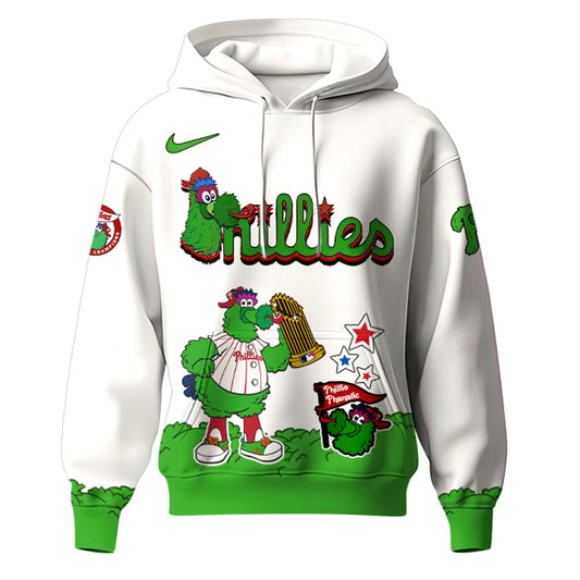 Philadelphia Phillies Baseball Blue Hoodie - Phillie Phanatic Hoodie Special Edition