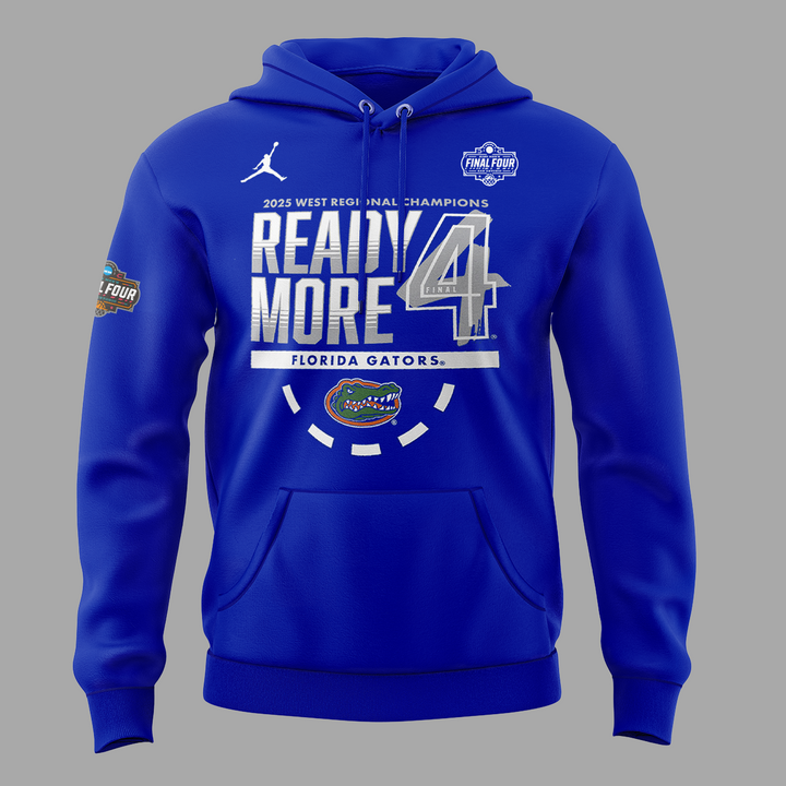 Florida Gators Hoodie Royal Blue - Men’s Basketball WEST REGIONAL CHAMPIONS 2025 Final Four Shirt
