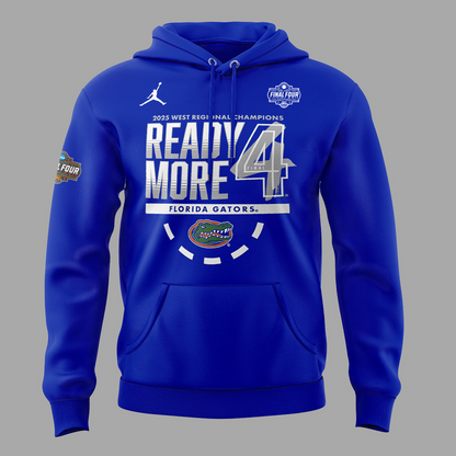 Florida Gators Hoodie Royal Blue - Men’s Basketball WEST REGIONAL CHAMPIONS 2025 Final Four Shirt