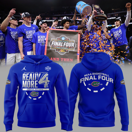 Florida Gators Hoodie Royal Blue - Men’s Basketball WEST REGIONAL CHAMPIONS 2025 Final Four Shirt
