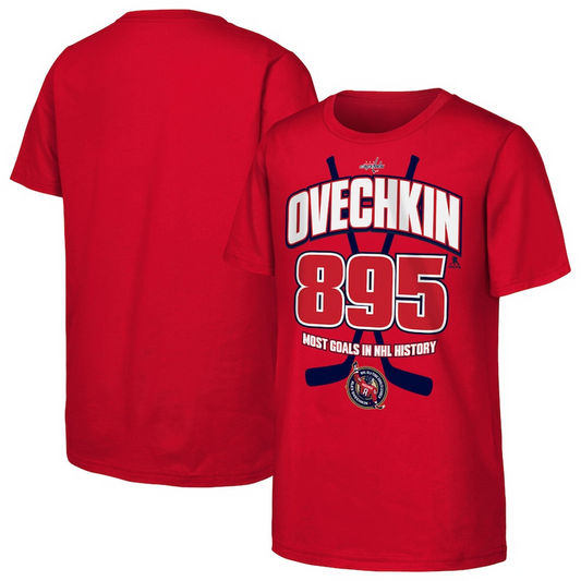 Alexander Ovechkin Washington Capitals T-Shirt - Washington Capitals 895 Red T-Shirt