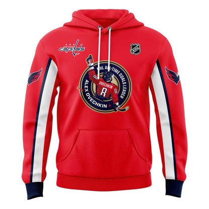Alexander Ovechkin Washington Capitals Hoodie - Washington Capitals 895 Red Hoodie
