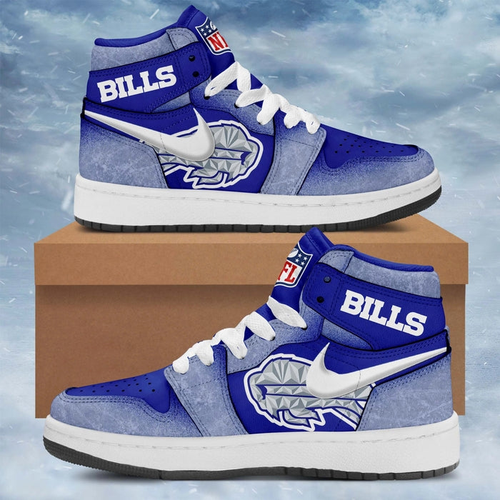 Buffalo Bills 2025-2026 Rivalries Cold Front JD1 High Top Sneaker (Blue)