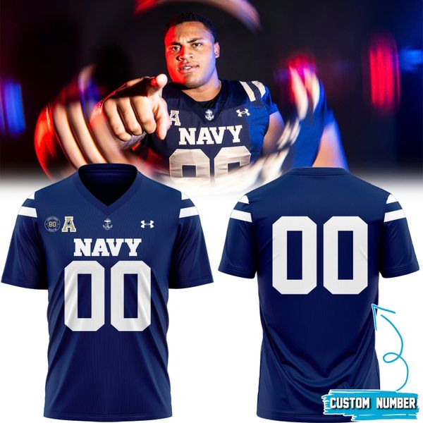 Navy Football Jersey Replica Custom For Beat Army Week