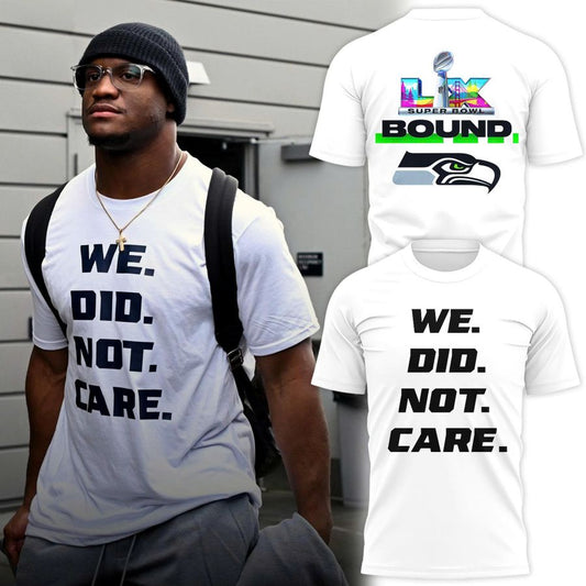 Seattle Seahawks We Did Not Care Champions T-Shirt
