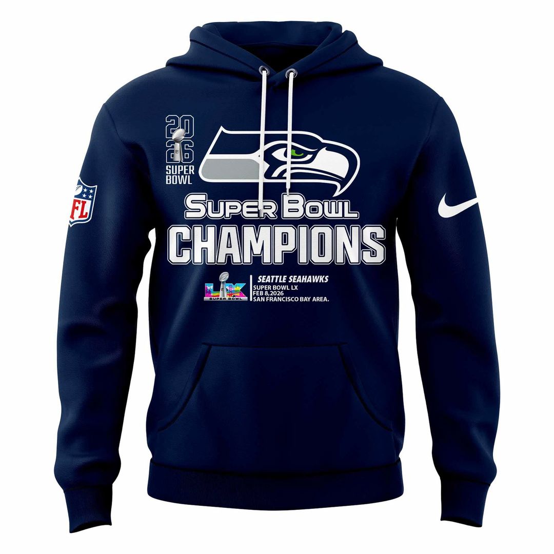 Seattle Seahawks Super Bowl LX Champions Limited Edition Hoodie