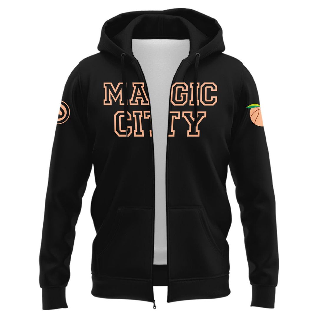 Atlanta Hawks 2026 Magic City True To Atlanta Zip Hoodie - True To Atlanta Black Zip Hoodie