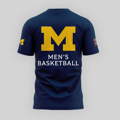 Michigan Wolverines 2026 Men's Basketball Tournament March Madness Final Four T-Shirt