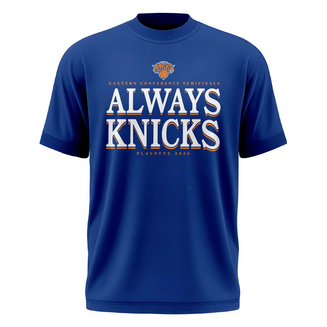 2026 Exclusive T-Shirt NEW YORK KNICKS Playoffs Round 2 | WL70