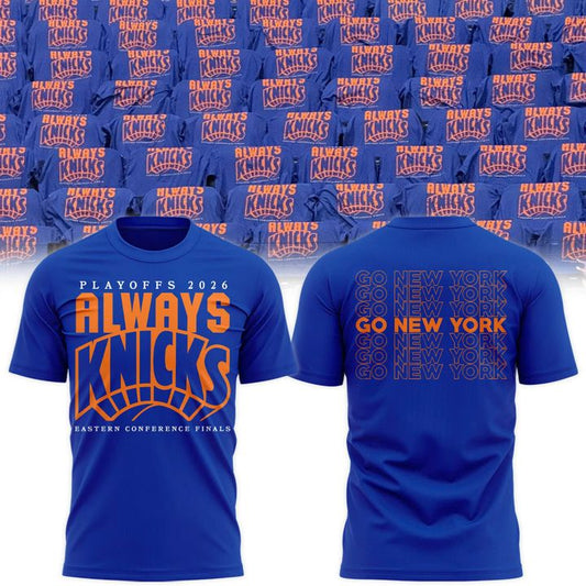 New York Knicks 2026 Playoffs "Always Knicks" T-Shirt | UO95