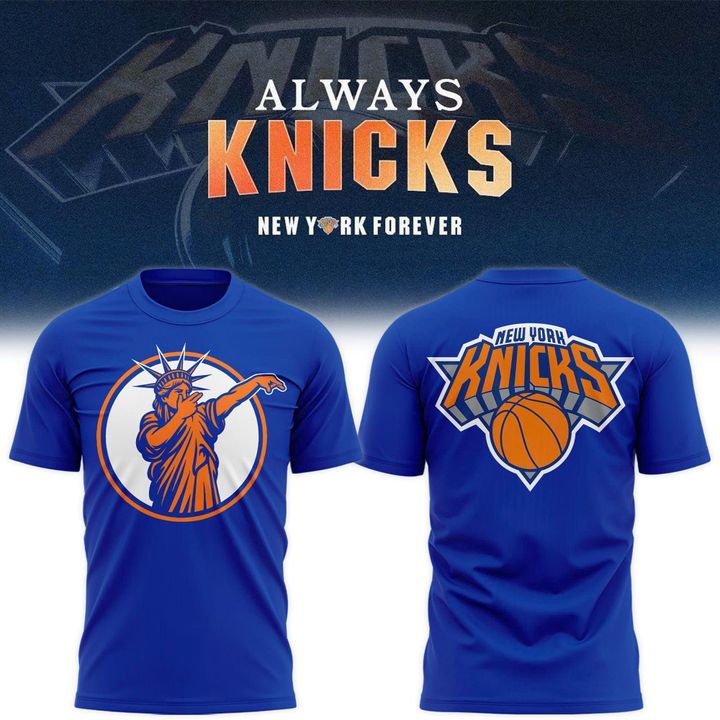 New York Knicks Statue of Liber3 T-Shirt | ZY49